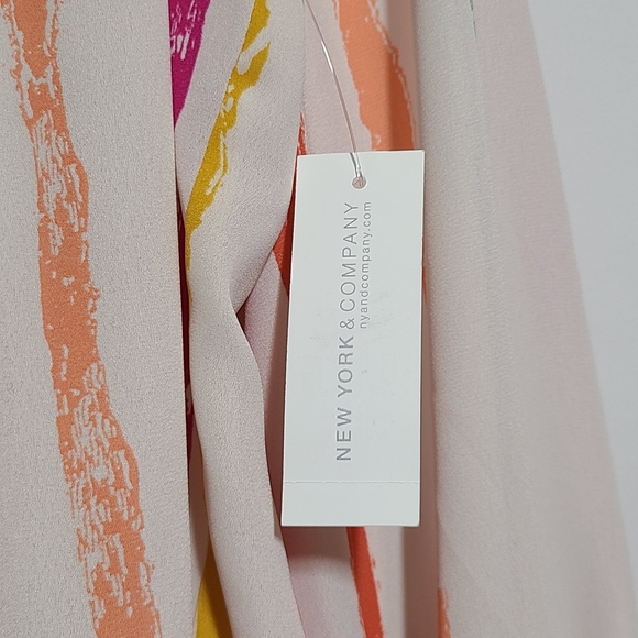 NY&CO Vintage Women's Shirt M and Stripe Button-Front Maxi Skirt XS - Picture 4 of 15